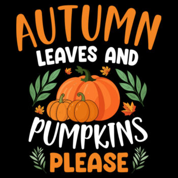 Autumn Leaves and Pumpkin Please - Youth Jersey Short Sleeve Tee Design