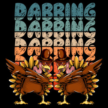 Dabbing Turkeys - Youth Jersey Short Sleeve Tee Design