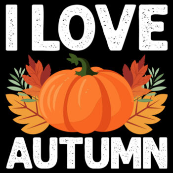 I Love Autumn - Unisex Premium Cotton T-Shirt Design