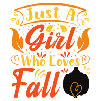 Just a Girl Who Loves Fall - Youth Jersey Short Sleeve Tee Design