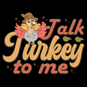 Talk Turkey to Me - Unisex Premium Fleece Hooded Sweatshirt Design