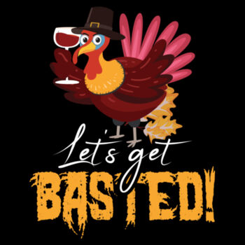 Let's get Basted - Women's Premium Cotton T-Shirt Design