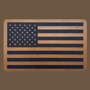 USA Flag - Printed Five Panel Trucker Design
