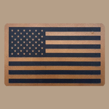 USA Flag - Printed 7 Panel Trucker Design