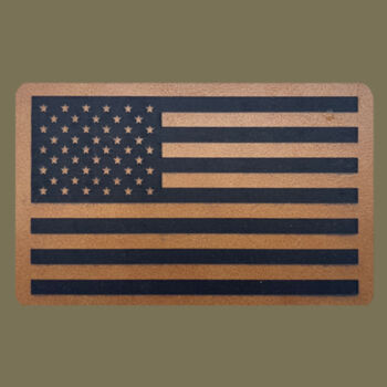 USA Flag - Cannon 7 Panel Flatbill Design