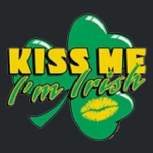 Kiss Me I'm Irish Ladies T Design