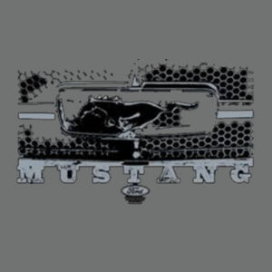 Mustang Grill - Adult Soft Tri-Blend T Design