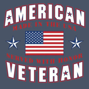 American Veteran - Adult Soft Tri-Blend T Design