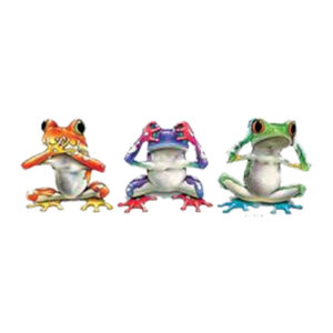 Tree Frogs - Adult Soft Tri-Blend T Design