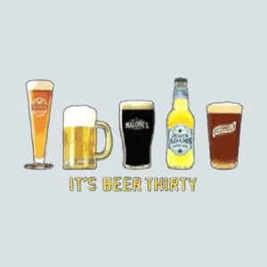 Beer Thirty - Adult Soft Cotton T Design
