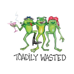Toadily Wasted - Adult Soft Tri-Blend T Design