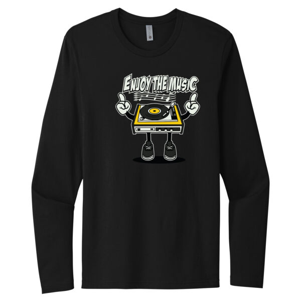 Enjoy The Music - Unisex Premium Cotton Long Sleeve T-Shirt Thumbnail