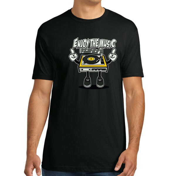 Enjoy The Music - Unisex Premium Cotton T-Shirt Thumbnail