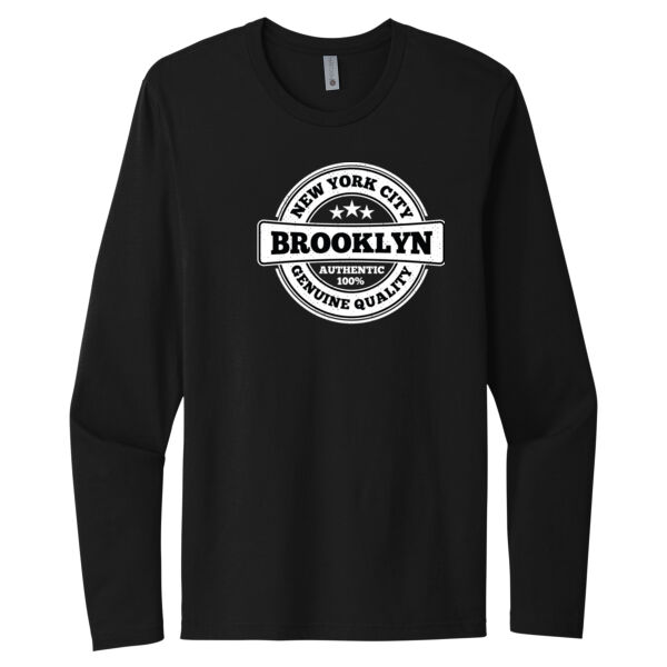 NYC Brooklyn - Unisex Premium Cotton Long Sleeve T-Shirt Thumbnail