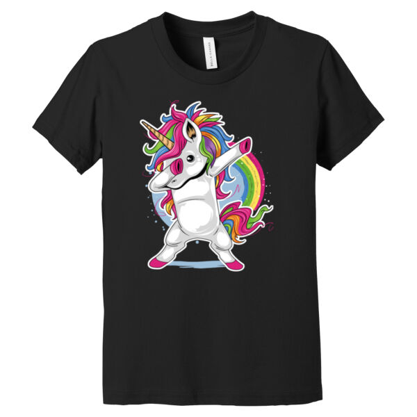 Dabbing Unicorn - Youth Jersey Short Sleeve Tee Thumbnail