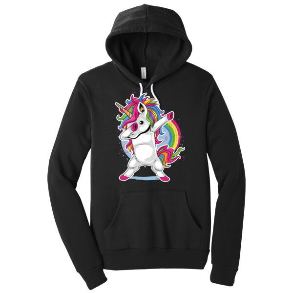 Dabbing Unicorn - Unisex Premium Fleece Hooded Sweatshirt Thumbnail