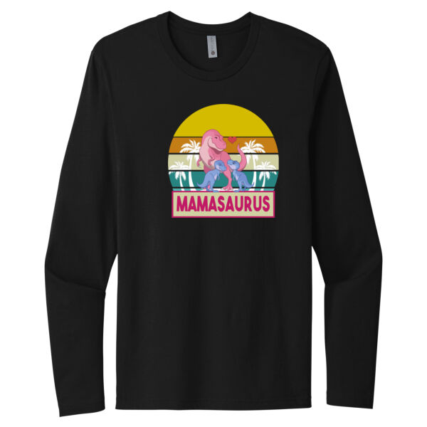 Mamasaurus - Unisex Premium Cotton Long Sleeve T-Shirt Thumbnail