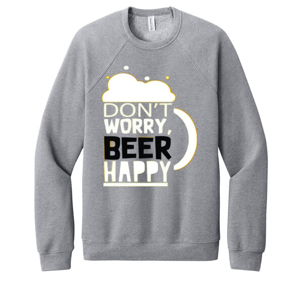 Don't Worry - Unisex Premium Fleece Crew Sweatshirt Thumbnail