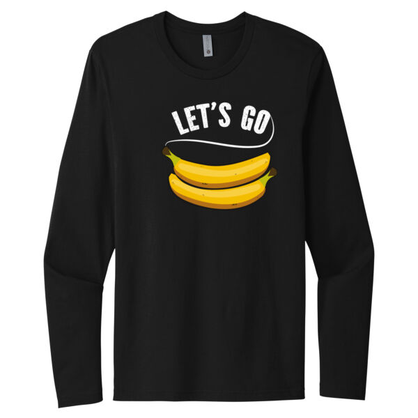 Lets Go Bananas - Unisex Premium Cotton Long Sleeve T-Shirt Thumbnail