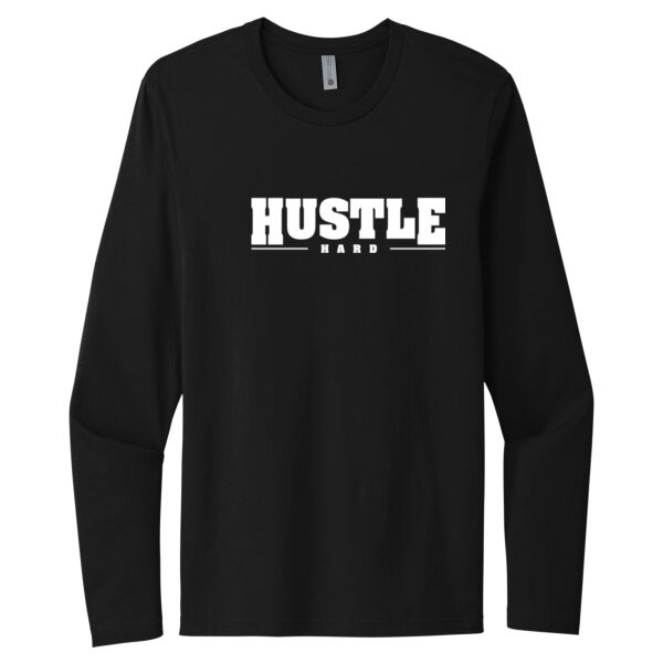 Hustle - Unisex Premium Cotton Long Sleeve T-Shirt Thumbnail
