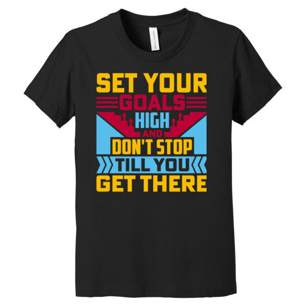 Set Goals - Youth Jersey Short Sleeve Tee Thumbnail