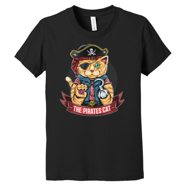 Pirate Cat - Youth Jersey Short Sleeve Tee Thumbnail