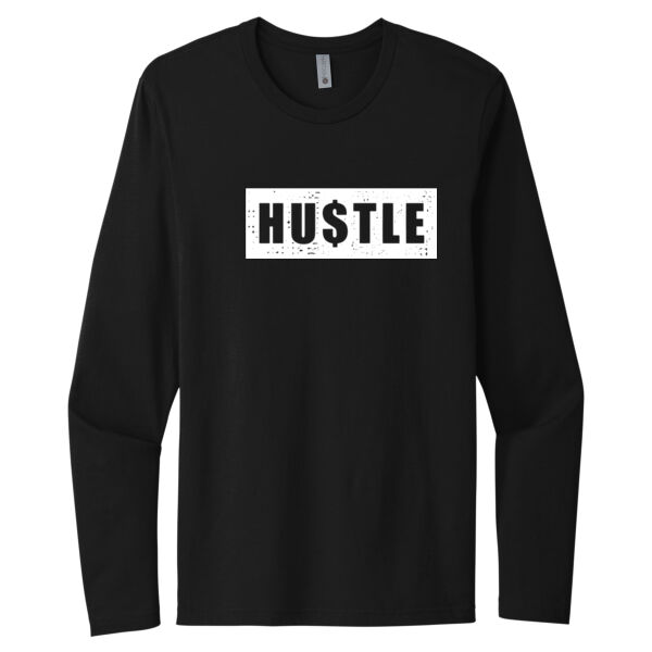 Hustle - Unisex Premium Cotton Long Sleeve T-Shirt Thumbnail