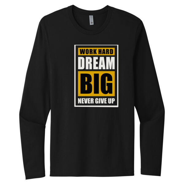 Work Hard - Unisex Premium Cotton Long Sleeve T-Shirt Thumbnail