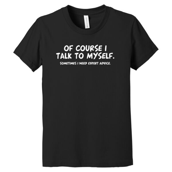 Talk To Myself - Youth Jersey Short Sleeve Tee Thumbnail