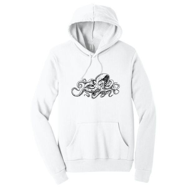Octopus - Unisex Premium Fleece Hooded Sweatshirt Thumbnail