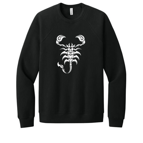 Scorpion White - Unisex Premium Fleece Crew Sweatshirt Thumbnail