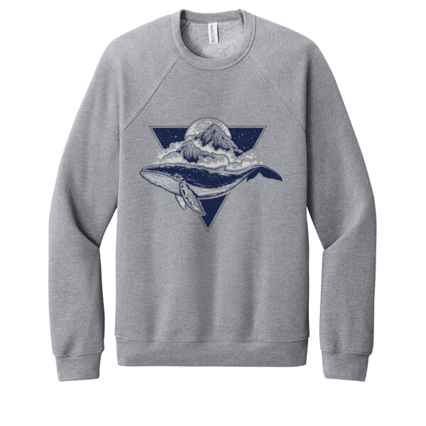 Sky Whale - Unisex Premium Fleece Crew Sweatshirt Thumbnail