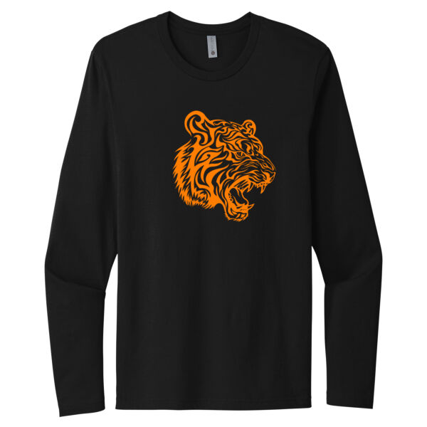 Tiger Orange - Unisex Premium Cotton Long Sleeve T-Shirt Thumbnail