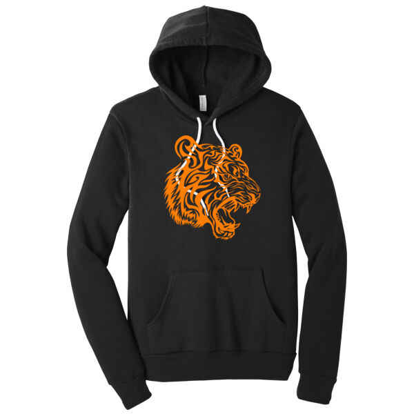 Tiger Orange - Unisex Premium Fleece Hooded Sweatshirt Thumbnail