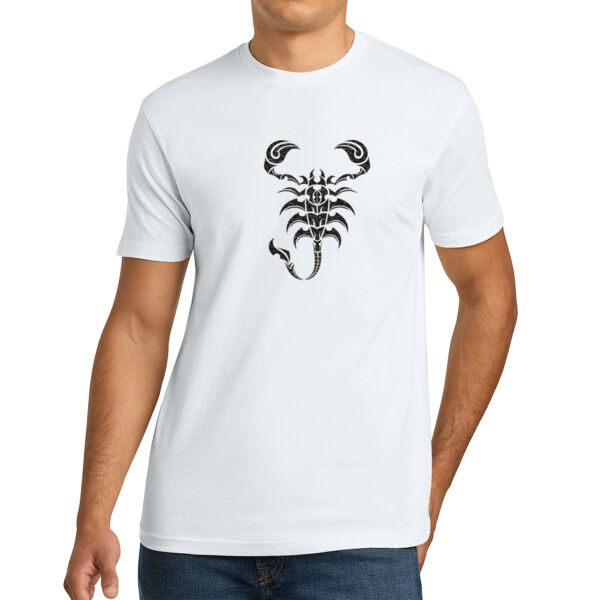 Scorpion Black - Unisex Premium Cotton T-Shirt Thumbnail