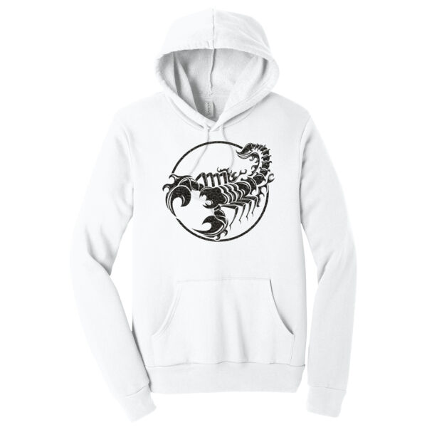 Scorpion 2 Black - Unisex Premium Fleece Hooded Sweatshirt Thumbnail