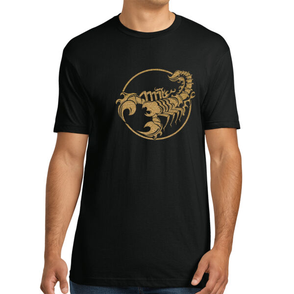 Scorpion 2 Gold - Unisex Premium Cotton T-Shirt Thumbnail