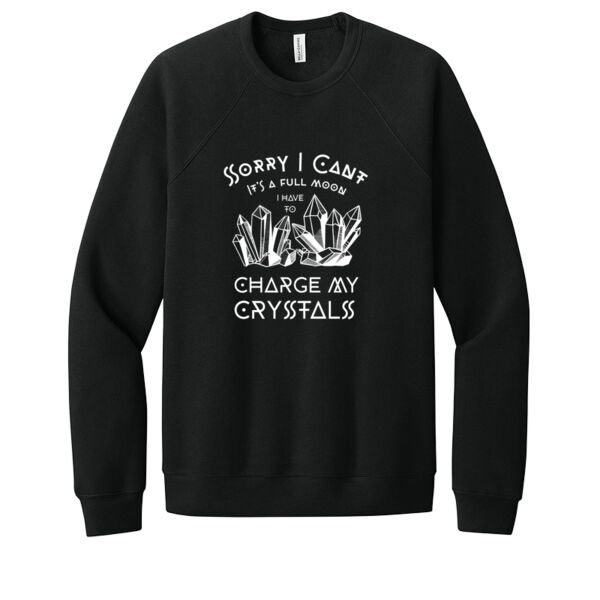 Charge My Crystals - Unisex Premium Fleece Crew Sweatshirt Thumbnail