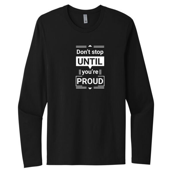 Don't Stop - Unisex Premium Cotton Long Sleeve T-Shirt Thumbnail