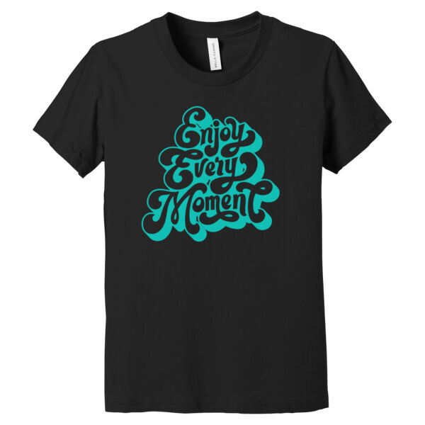 Enjoy Every Moment Aqua - Youth Jersey Short Sleeve Tee Thumbnail