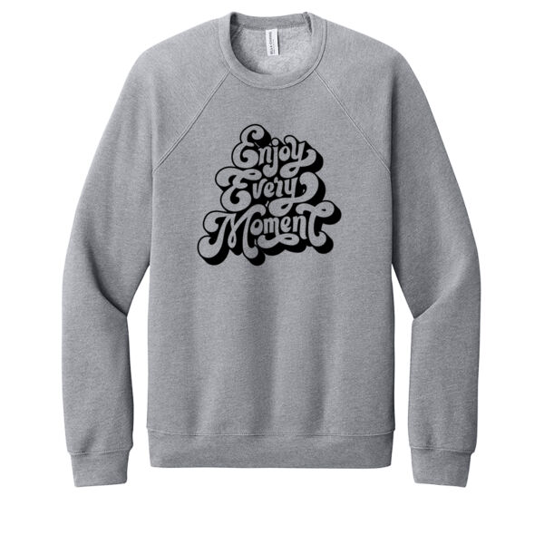 Enjoy Every Moment White - Unisex Premium Fleece Crew Sweatshirt Thumbnail
