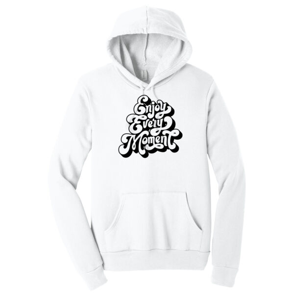 Enjoy Every Moment White - Unisex Premium Fleece Hooded Sweatshirt Thumbnail