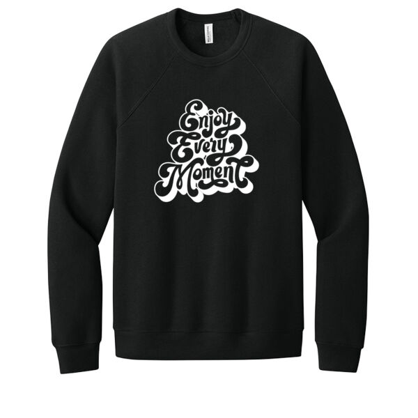 Enjoy Every Moment Black - Unisex Premium Fleece Crew Sweatshirt Thumbnail