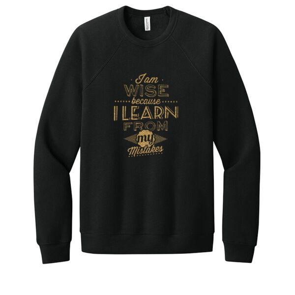 I Am Wise Gold - Unisex Premium Fleece Crew Sweatshirt Thumbnail