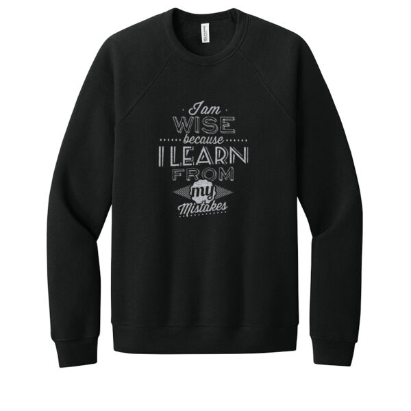 I Am Wise Silver - Unisex Premium Fleece Crew Sweatshirt Thumbnail