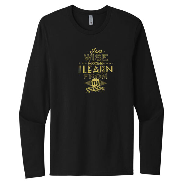 I Am Wise Vegas - Unisex Premium Cotton Long Sleeve T-Shirt Thumbnail