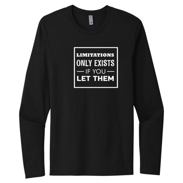 Limitations - Unisex Premium Cotton Long Sleeve T-Shirt Thumbnail