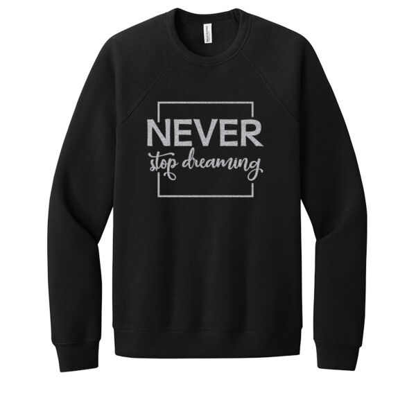 Never Stop Dreaming - Unisex Premium Fleece Crew Sweatshirt Thumbnail