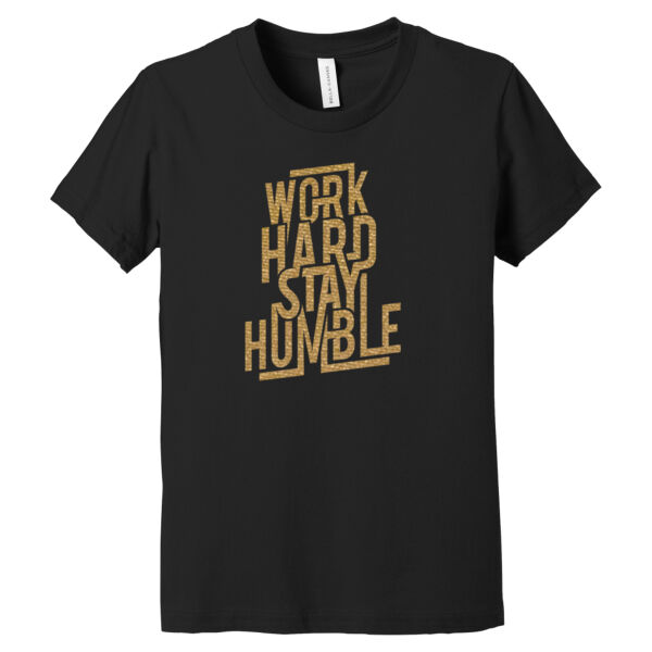 Work Hard Gold - Youth Jersey Short Sleeve Tee Thumbnail