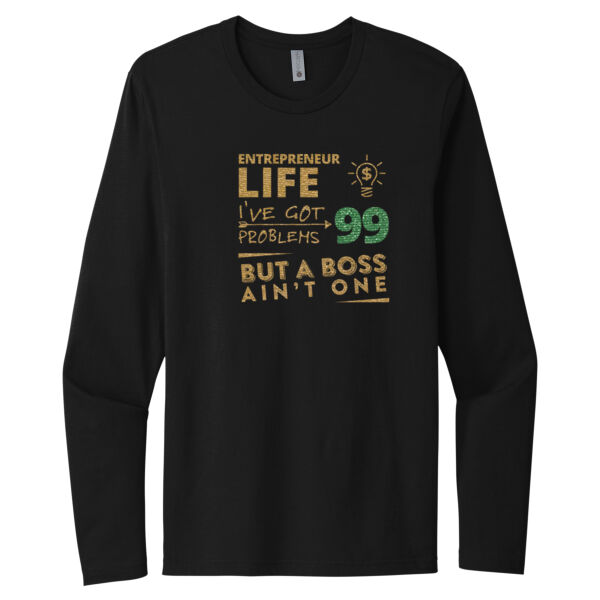 99 Problems Gold - Unisex Premium Cotton Long Sleeve T-Shirt Thumbnail
